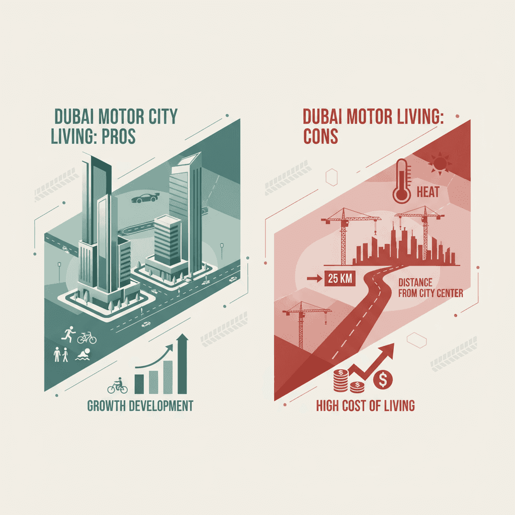 Pros and Cons of Living in Dubai Motor City: Your Practical Community Guide